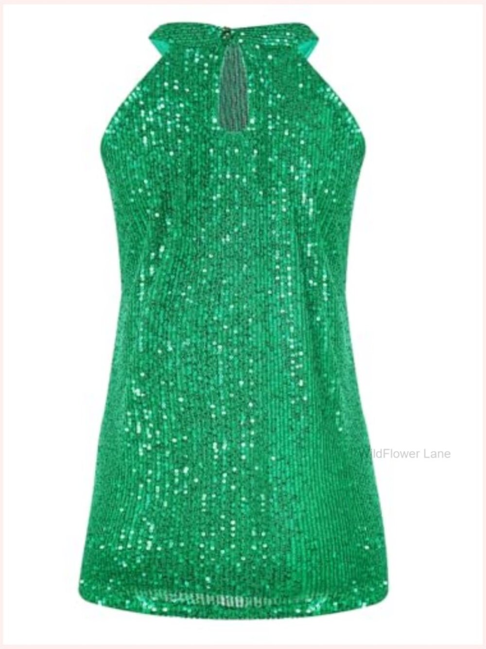 Sleeveless Sequin Mock Neck Blouse Sparkly Tank Top Party Shirt 2025 View 5